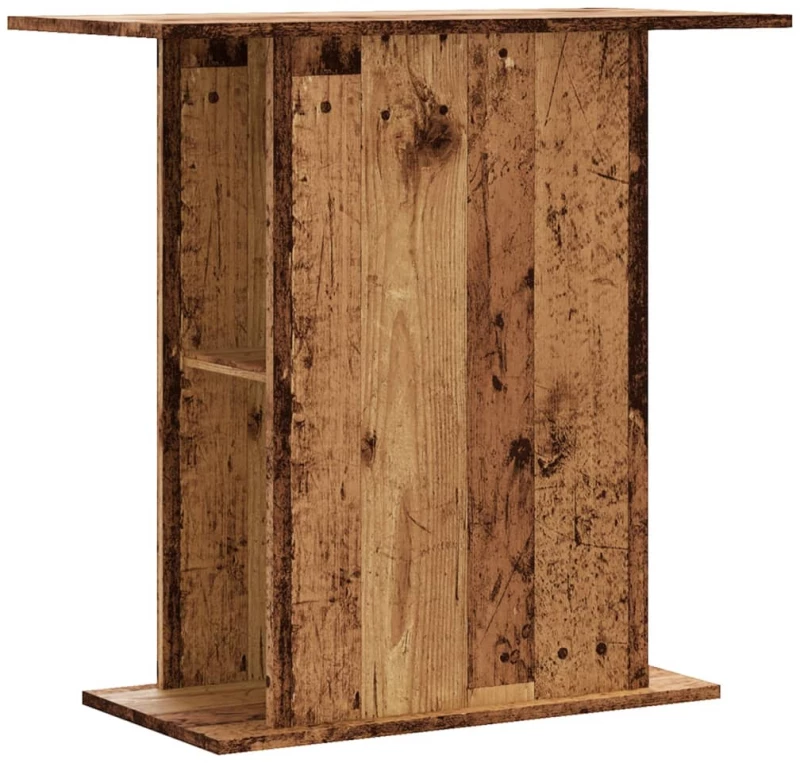 vidaXL Βάση Ενυδρείου Όψη Παλαιού Ξύλου 36x75x72,5 εκ. Επεξ. Ξύλο