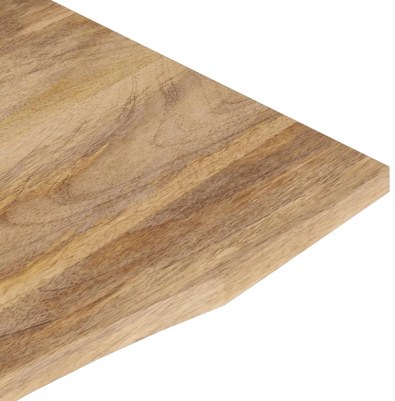 vidaXL Επιφάνεια Γραφείου Καμπύλη 100x60x2,5εκ Μασίφ Ακατ. Μάνγκο