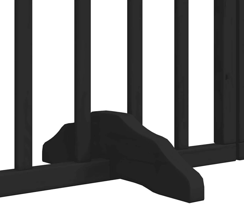 vidaXL Διαχωριστικό Σκύλων/Πόρτα Πτυσσόμενο 9 Πάνελ 450εκ. Ξύλο Λεύκας