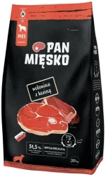 Φαγητό για ζώα PAN MIĘSKO M Βόειο κρέας 20 kg