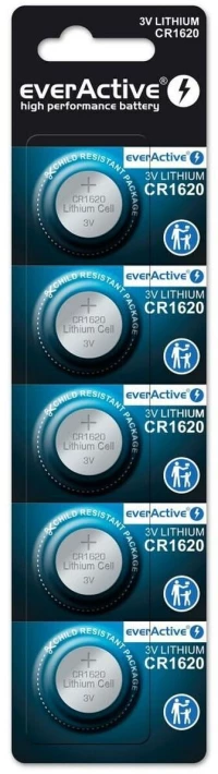 Μπαταρίες EverActive CR1620 3 V (5 Μονάδες)