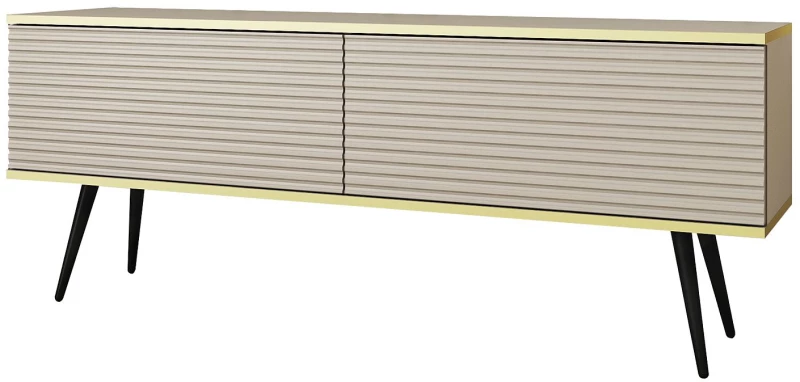 Έπιπλο τηλεόρασης ORO_MDF Μπεζ 135x53x32cm