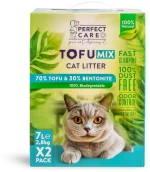 Perfect Care Cat Litter Mix Tofu & Bentonite 14lt