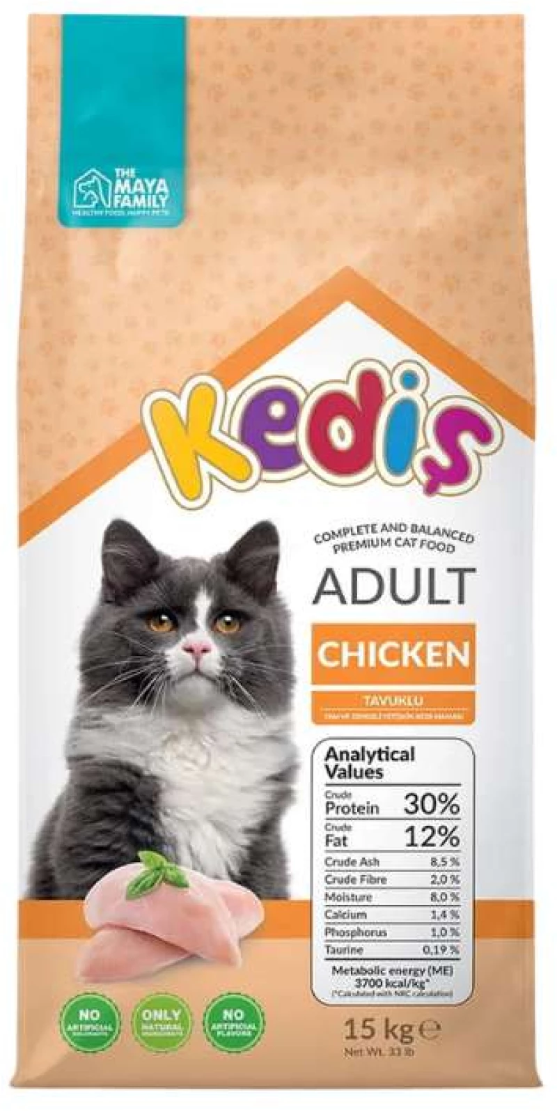 Maya Family Cat Adult Kedis Sterilized Chicken 15kg