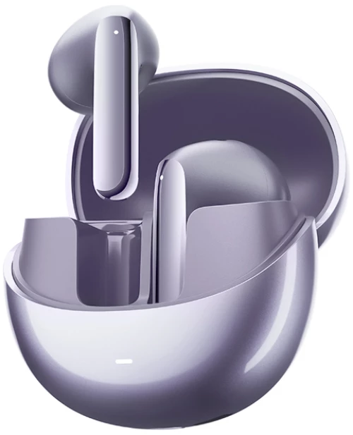 QCY AilyBuds Pro Semi-Ear ANC TWS Purple 6 mic & A.I. Noise Cancel. A.I. Audio Ultra HD Multi-point