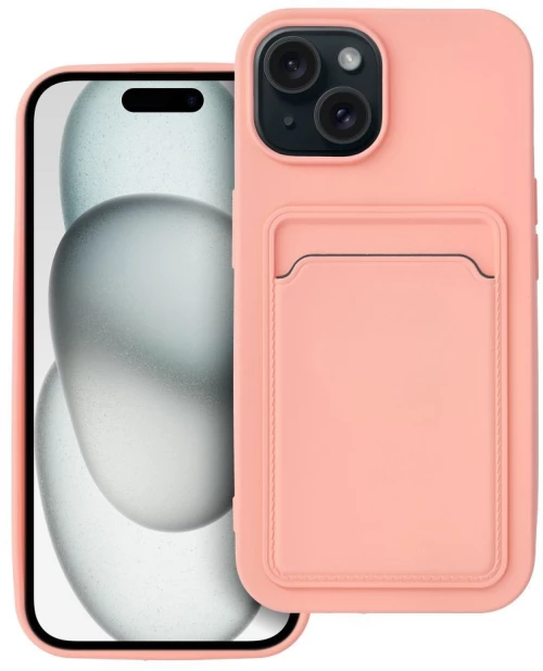 case CARD for IPHONE 15 pink