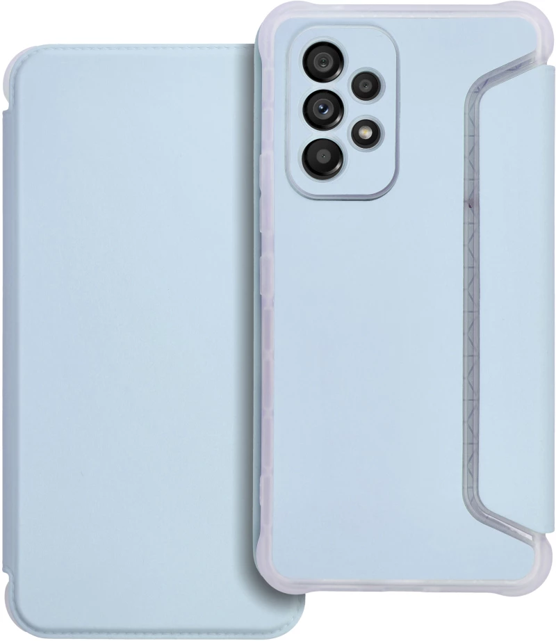 PIANO Book case for SAMSUNG A53 5G light blue