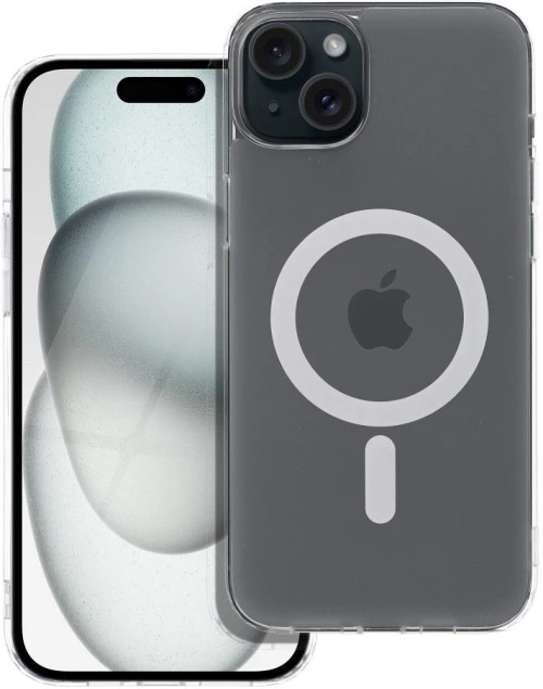 FROST MAG COVER case compatible with MagSafe for IPHONE 15 Plus transparent