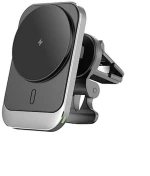 WiWU - Universal Magnetic Air Vent Car Phone Mount-Holder CH314 with Wireless Charging 15W