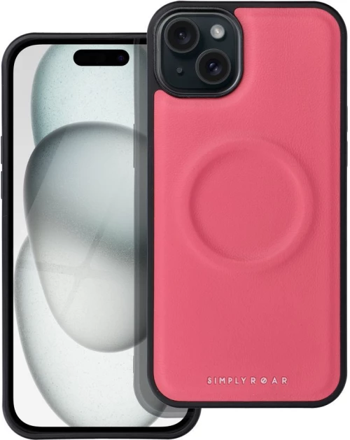 Roar Mag Morning Case - for iPhone 15 Plus  hot pink