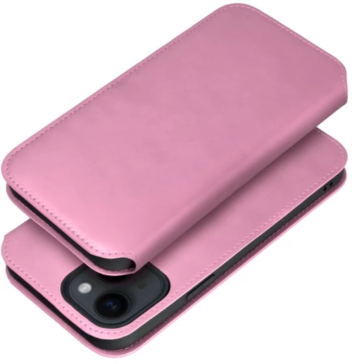 DUAL POCKET Book case for IPHONE 14 Plus light pink