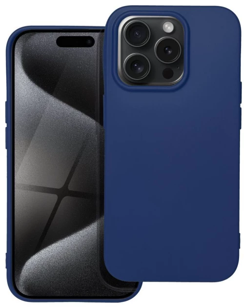 SOFT case for IPHONE 15 Pro dark blue