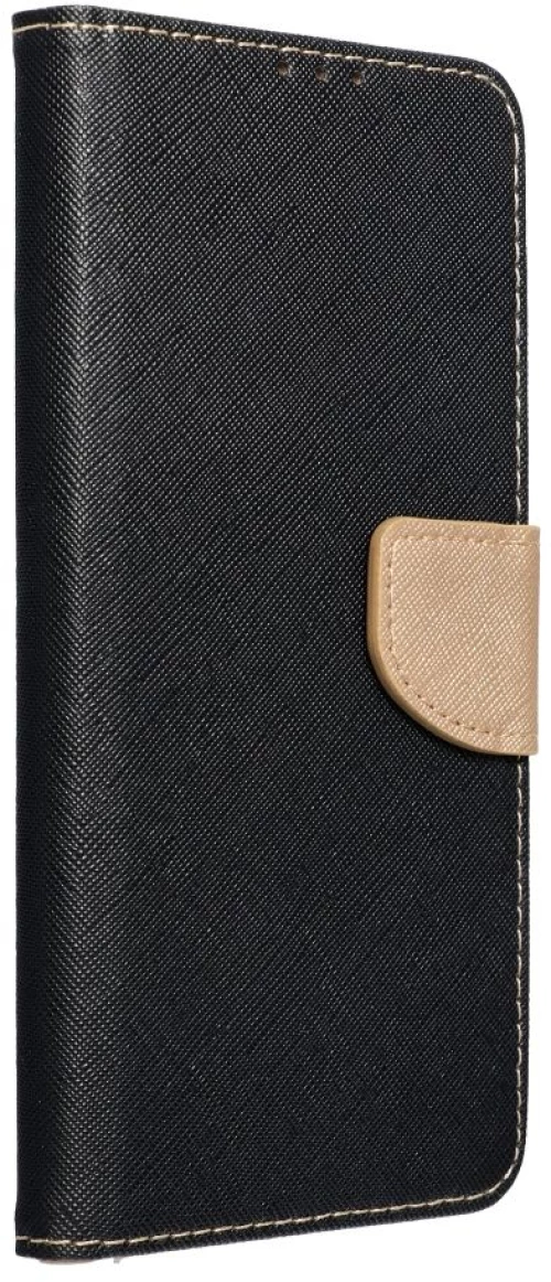 FANCY Book case for IPHONE 14 Pro black / gold