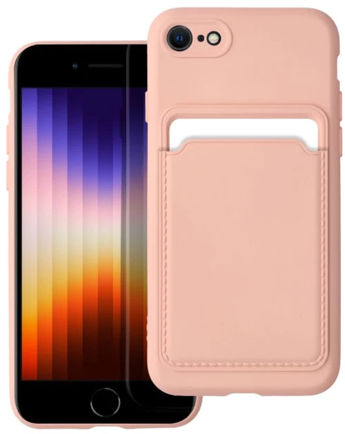 CARD case for IPHONE 7 / 8 / SE 2020 / SE 2022 pink
