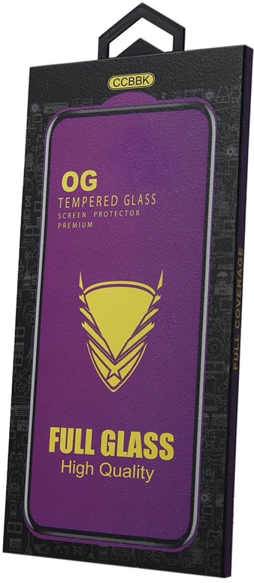 Tempered Glass OG Premium for iPhone XR / 11 black frame