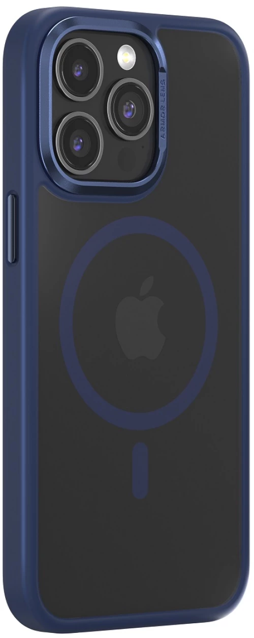 Comma case Joy Elegant Mag for iPhone 15 Plus blue