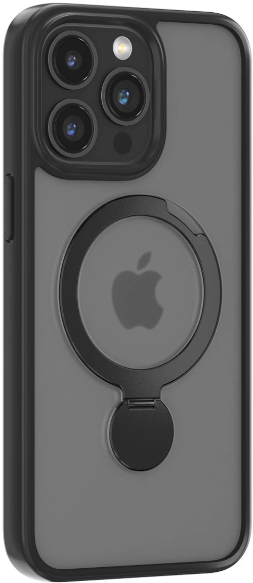 Comma case Joy Shark Mag for iPhone 15 black