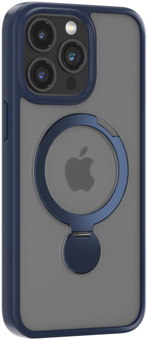 Comma case Joy Shark Mag for iPhone 15 Pro blue