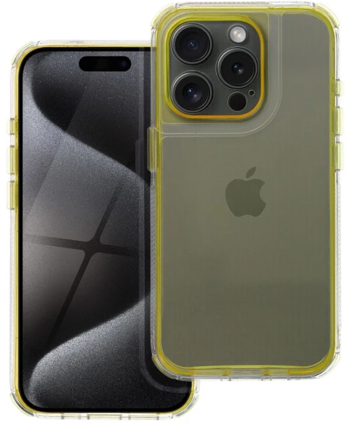 MATRIX CLEAR Case for IPHONE 16 yellow
