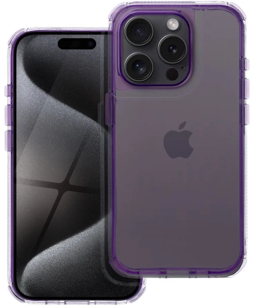 MATRIX CLEAR Case for IPHONE 15 light violet