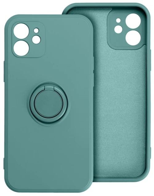 SILICONE RING case for IPHONE 16 Pro green