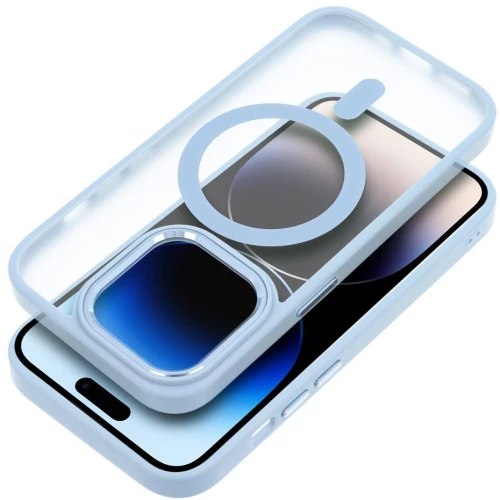 MATTE MAG COVER case compatible with MagSafe for IPHONE 16 Plus blue