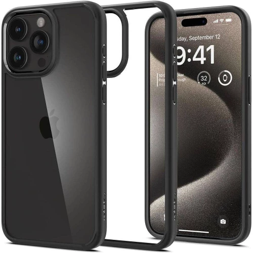 Case SPIGEN Ultra Hybrid for IPHONE 16 Pro Max matte black