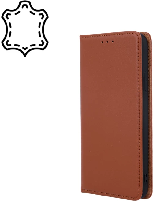 Genuine Leather Smart Pro case for iPhone 13 6,1" brown