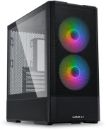Lian Li LANCOOL 207 Black - ATX PC Case (4 ARGB FANS) 2 x front 140 PWM & 2  bottom 120 PWM reverse