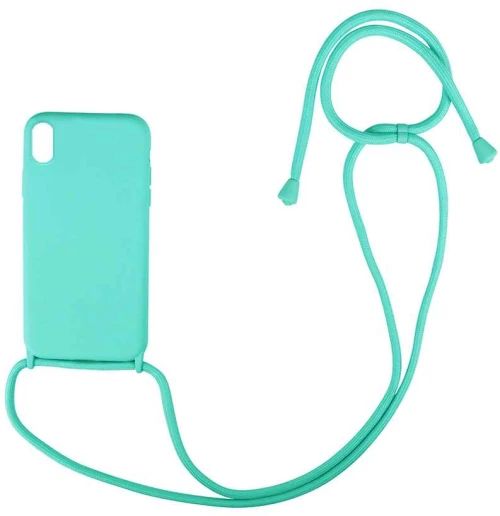 Θήκη Σιλικόνης με Κορδόνι CarryHang Sonique Apple iPhone X / iPhone XS Γαλάζιο