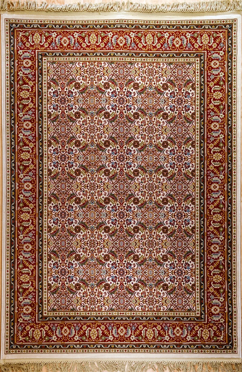 ΧΑΛΙ ORIAN 1180/Cream Red - Klonaras Home Fashion ΔΙΑΔΡΟΜΟΣ080cm