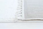 Χαλί μηχανής Neve Shaggy D109A1A CREAM Ezzo σετ-κρεβατοκάμαρας