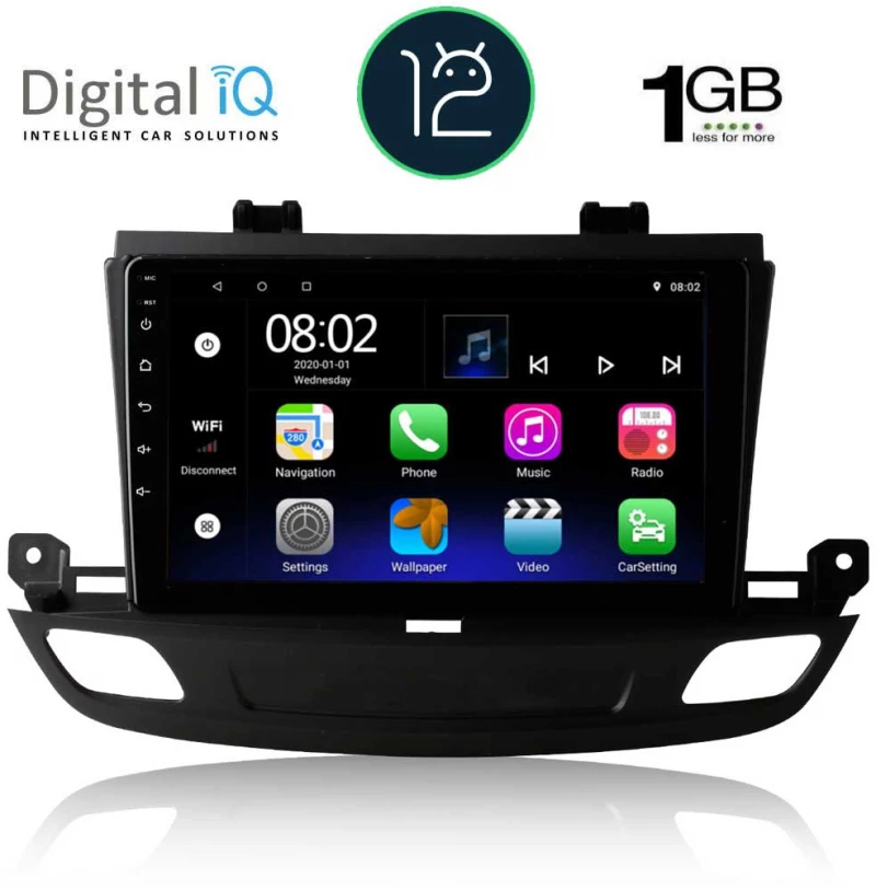 DIGITAL IQ RTA 1493_GPS (9inc) MULTIMEDIA TABLET OEM OPEL INSIGNIA mod. 2018>