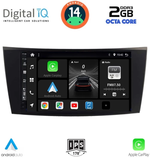 DIGITAL IQ BXF 5407_CPAA (8inc) MULTIMEDIA TABLET for MERCEDES E W211 – CLS mod. 2003-2009