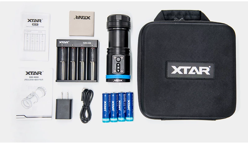 Φακός Κατάδυσης D30 4000LM-XTAR