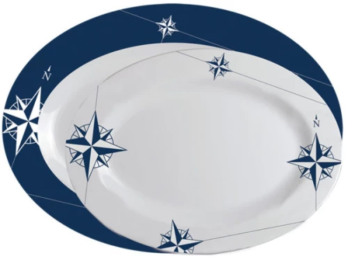 Πιατέλες Σερβιρίσματος από Μελαμίνη Northwind Marine Business 30×22,5cm - 35×25,5cm (Σετ 2 Τεμάχια)