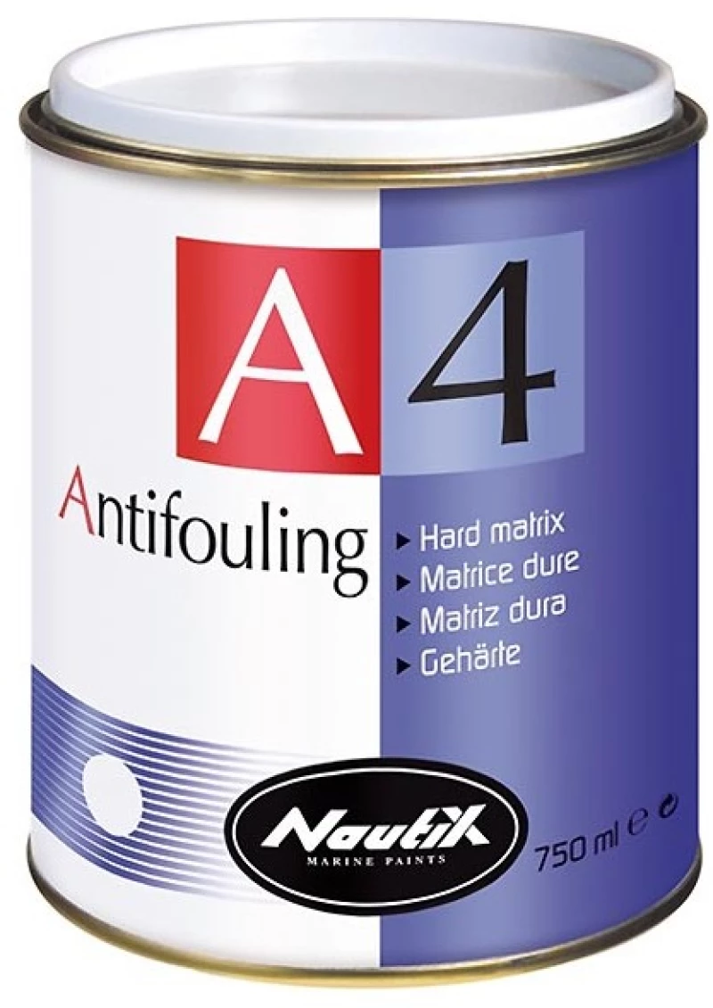 Υφαλόχρωμα Σκληρό Άσπρο NAUTIX A4 Υψηλής απόδοσης - 750ml