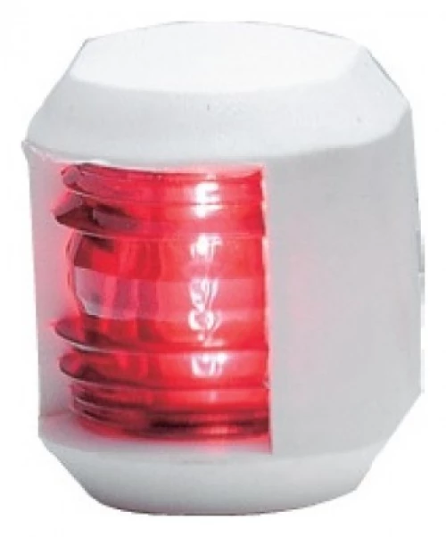 Φανός πλευρικός κόκκινος 53x45mm - Λευκό