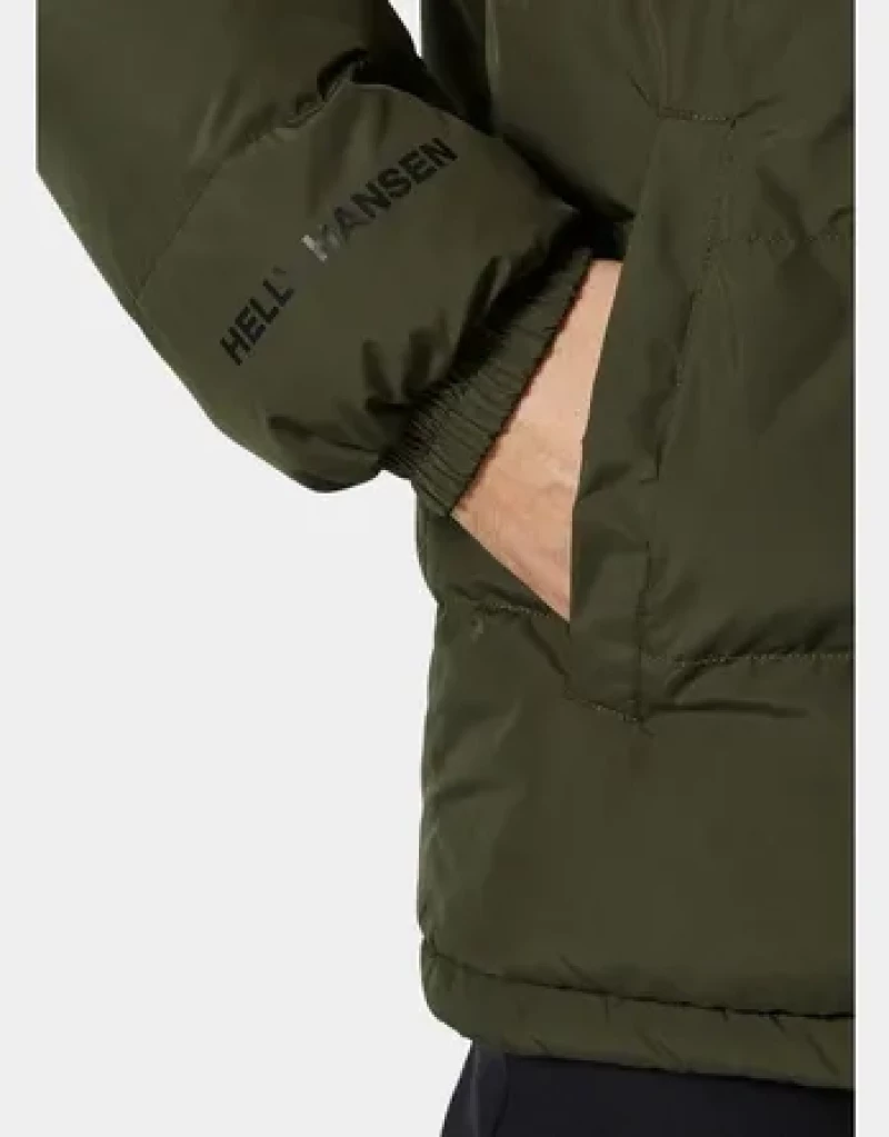 Helly Hansen Ανδρικό Χειμωνιάτικο Μπουφάν Δύο Όψεων YU 23 Reversible Puffer Utility Green