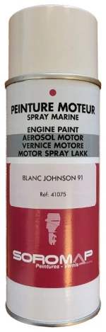 SOROMAP Outboard Engine Paint 400ml Σπρέι Χρώματος για Εξωλέμβιες Μηχανές - Johnson White 91