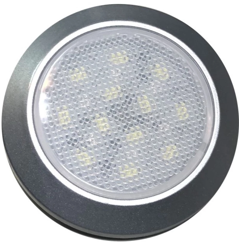Πλαφονιέρα δίχρωμη LED αδιάβροχη Ø69 x D9,6 mm