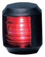 Φανός πλευρικός κόκκινος 53x45mm - Μαύρο
