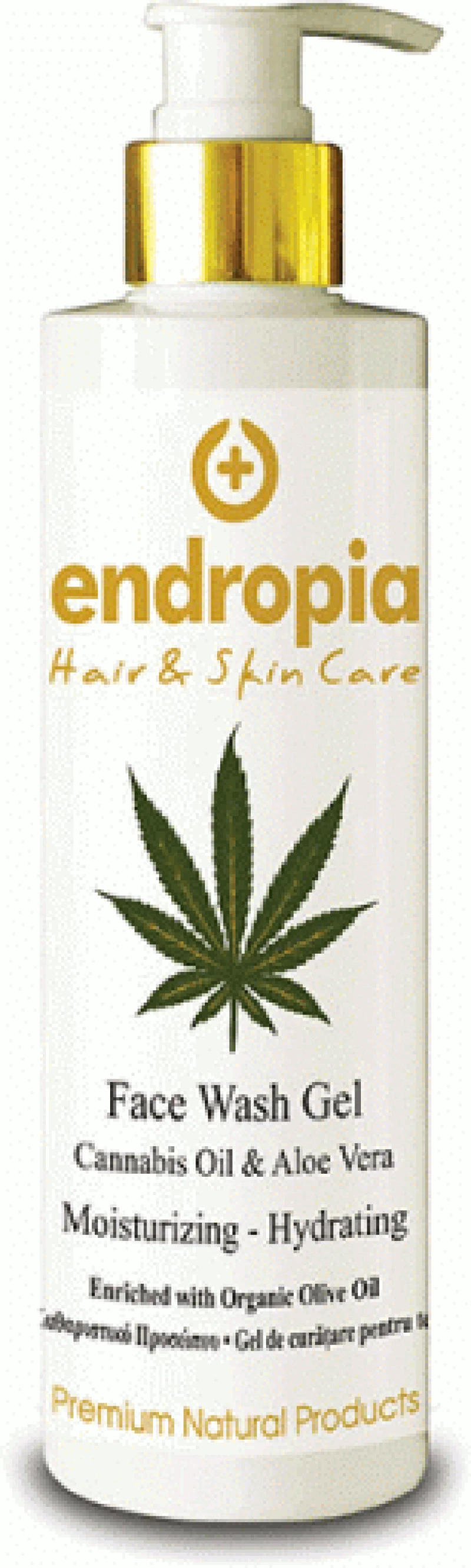 Face Wash Gel Cannabis Oil Και Aloe Vera 250 ml | Endropia