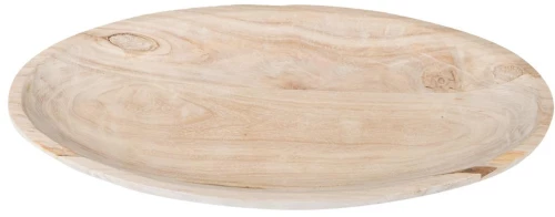 Πιατέλα σερβ.paulownia οβάλ φυσικό 50Χ27,5Χ6cm