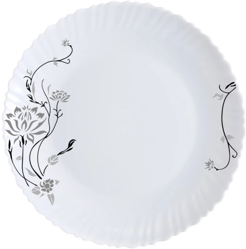 ΠΙΑΤΟ ΦΡΟΥΤΟΥ ΓΥΑΛΙΝΟ OPAL ΣΕ ΛΕΥΚΟ ΧΡΩΜΑ ΜΕ ΣΧΕΔΙΟ ΛΟΥΛΟΥΔΙΩΝ 19εκ. ANKOR