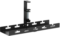 BRATECK cable management γραφείου CC11-10-1, μεταλλικό, 40x12.9x19cm, μαύρο