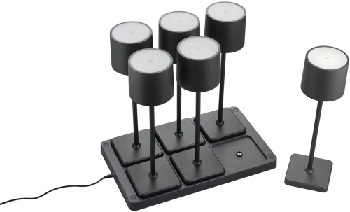 Φωτιστικό Επιτραπέζιο Reality Lighting -RL FERNANDEZ R54096632 Μαύρο Ματ (Black Mat) 2700+4000+6000K