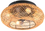 Ανεμιστήρας Reality Lighting -RL LILLESAND R67302126 Καφέ (Brown)