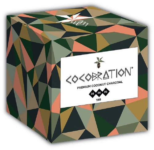 Κάρβουνα Ναργιλέ Cocobration 1kg 26mm