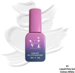 Mixcoco LIQUID POLY GEL 01 Cotton White 15ml
